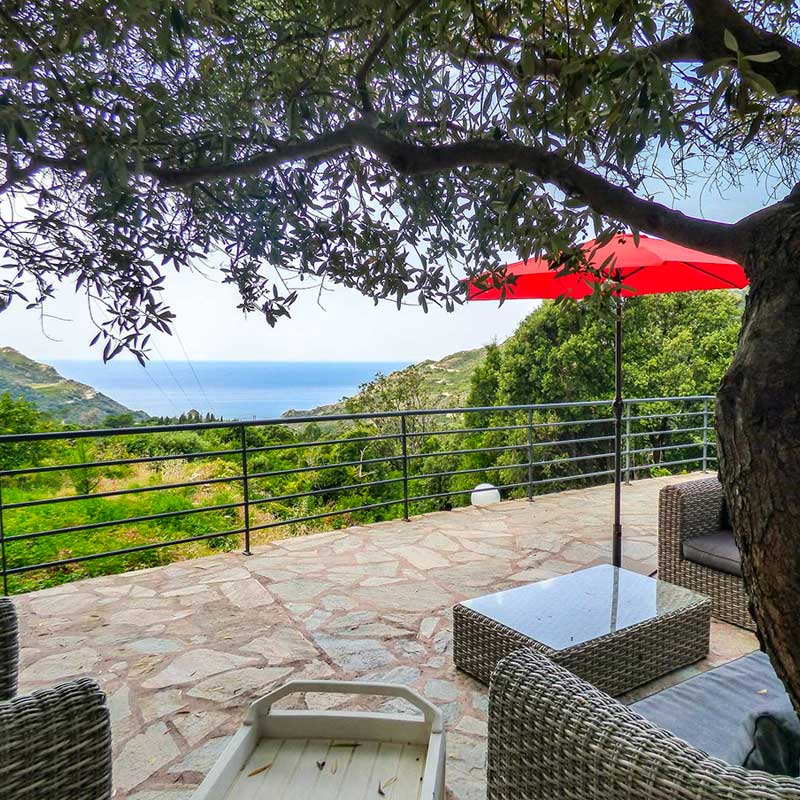 Location de vacances de prestige à Barrettali dans le Cap Corse