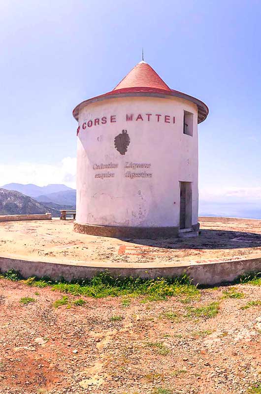 Le Moulin Mattei dans le Cap Corse