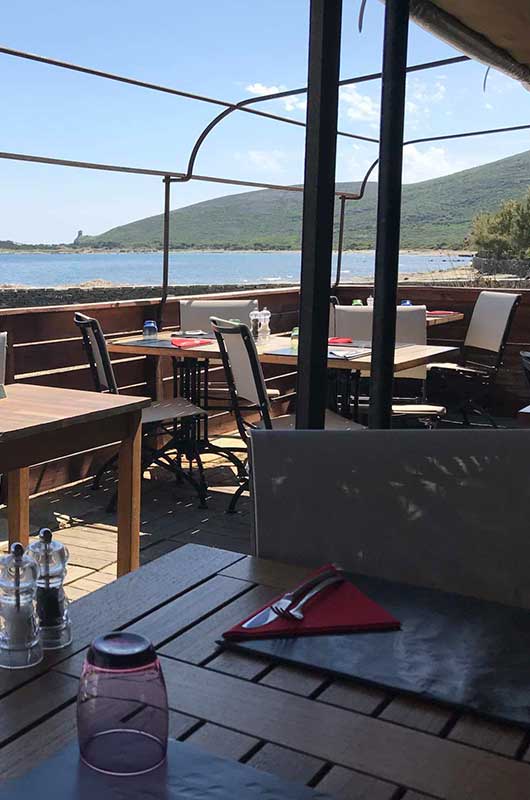 Restaurant U Fanale à Barcaggio dans le Cap Corse