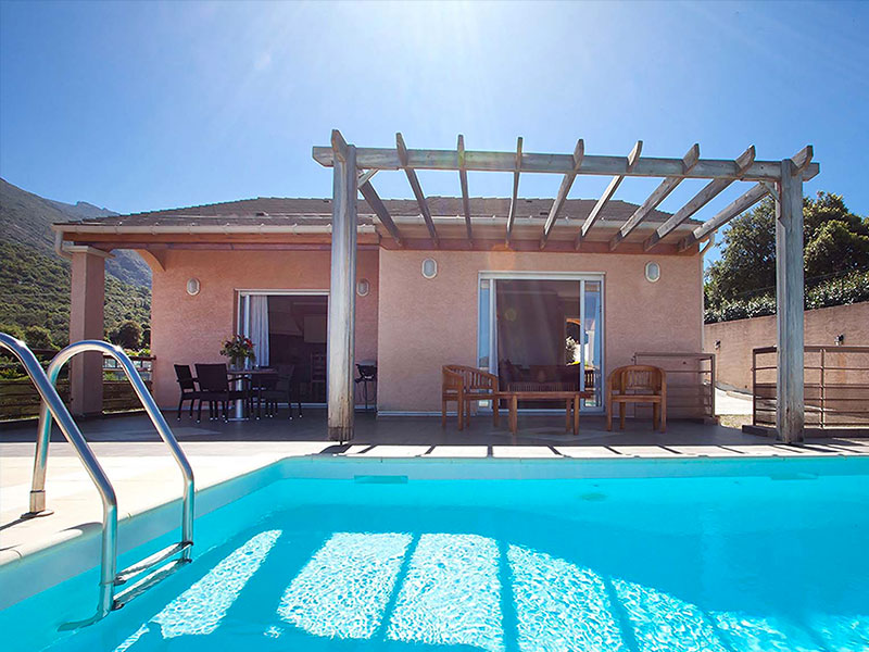 Holiday villa rental beach of Saleccia in Farinole (Corsica)