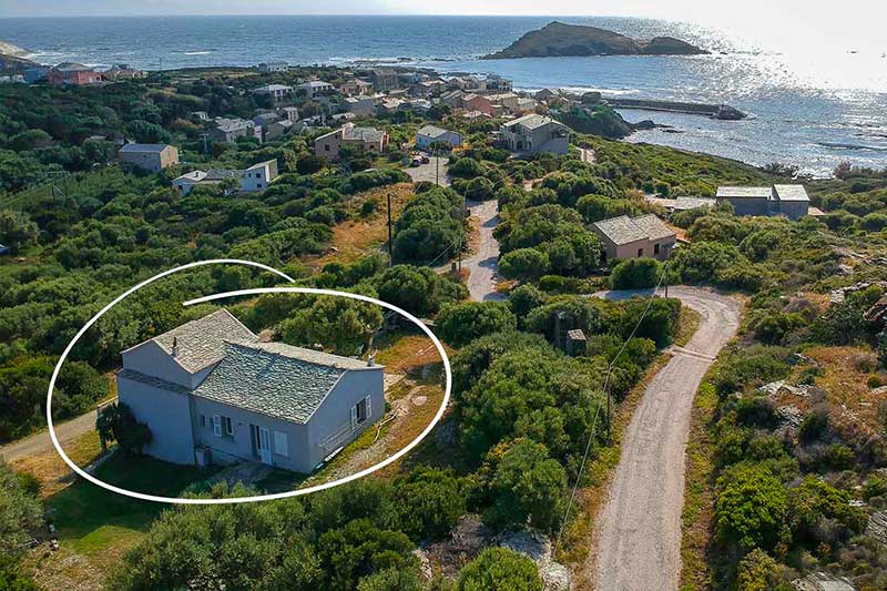 Vecchia casa ristrutturata con ampie terrazze, giardino e bella vista par Locations Cap Corse