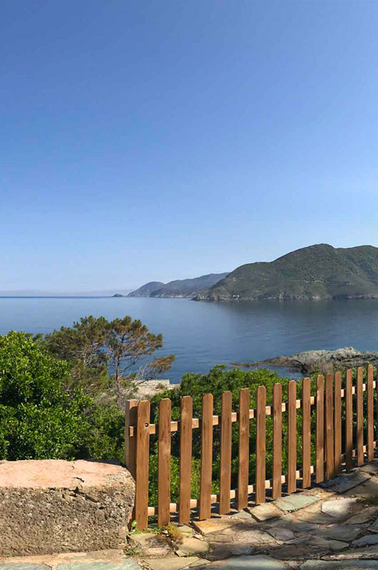 A la marine de Pino, charmante maison avec vue époustouflante sur la mer