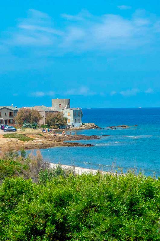 2 appartamenti a schiera con terrazza e vista mare sul pavimento di una casa